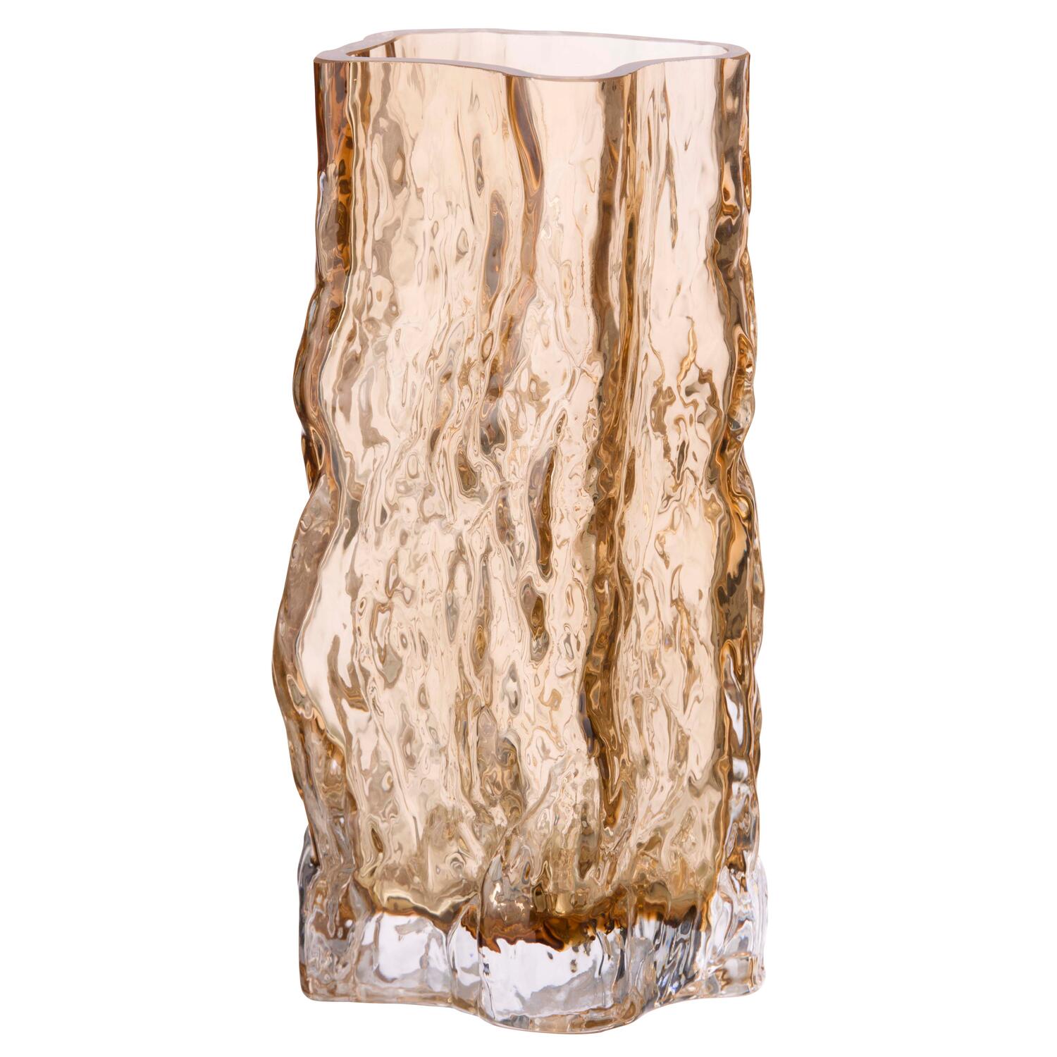 Vase, lys brun - H21 cm